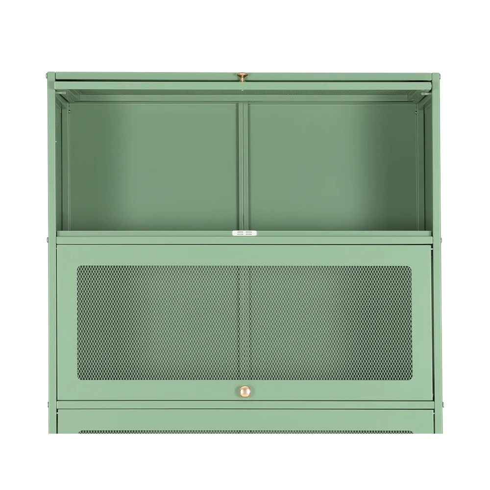 Artiss Buffet Sideboard Metal Cabinet - ELIA Green - Image 7