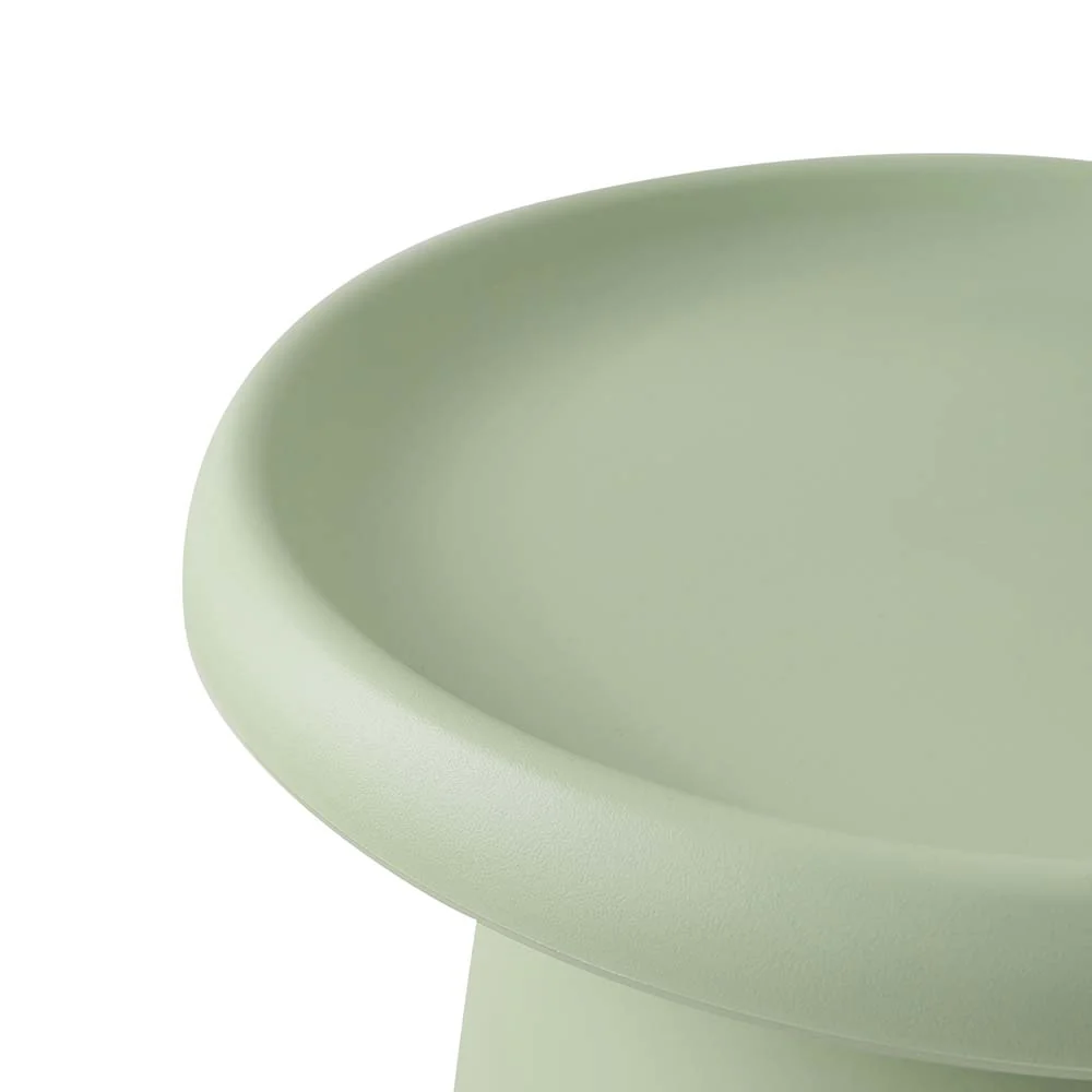 Artiss Coffee Table Round 52CM Plastic Green - Image 3