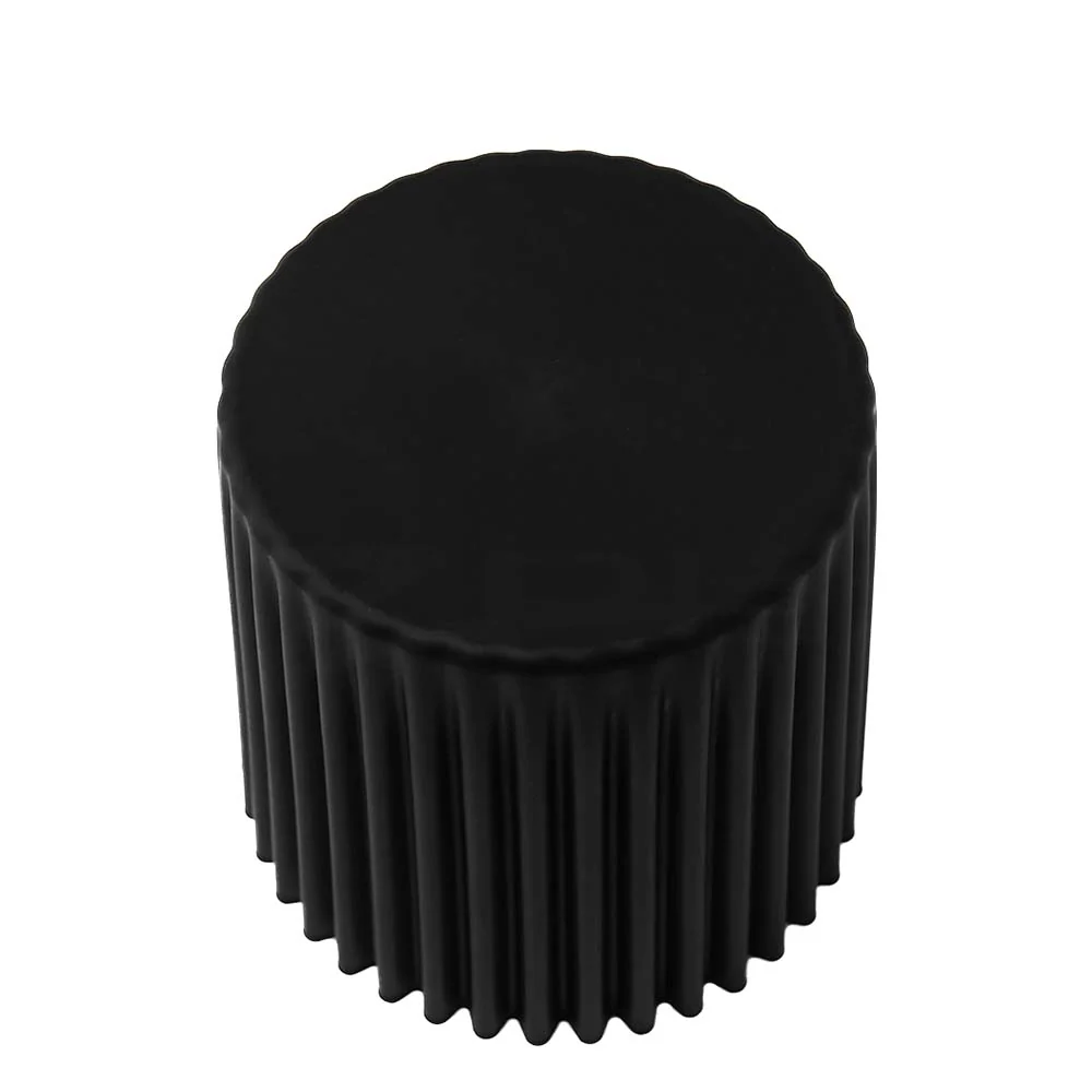 ArtissIn 2x Bar Stools Cupcake Plastic Foot Stool Black - Image 3