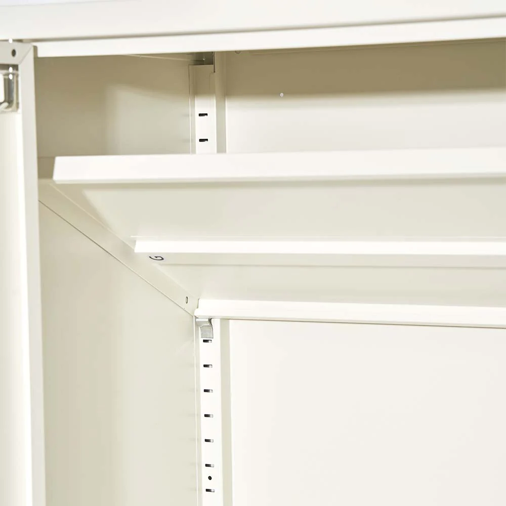 ArtissIn Buffet Sideboard Metal Cabinet - SWEETHEART White - Image 4