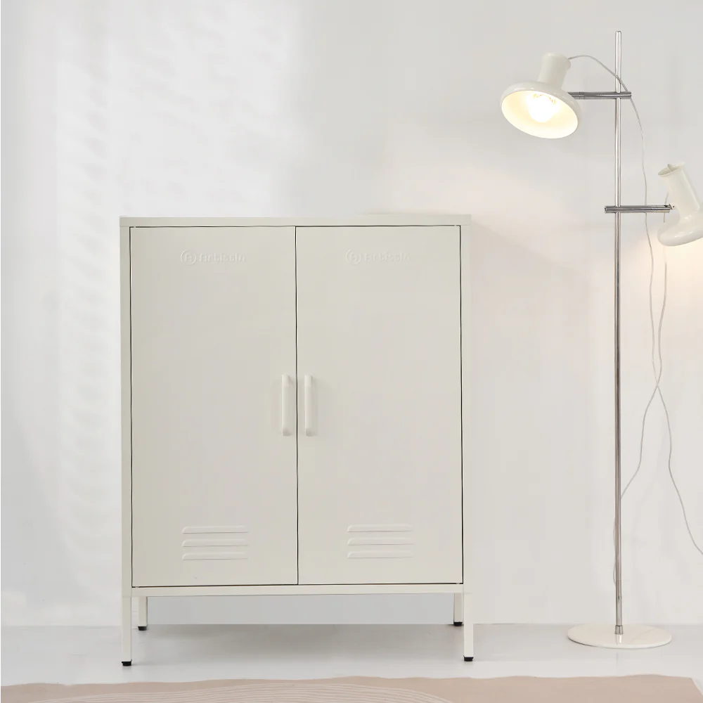 ArtissIn Buffet Sideboard Metal Cabinet - SWEETHEART White - Image 8