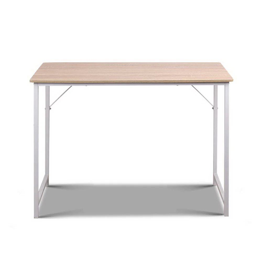 Artiss Computer Desk Oak 100CM - Image 3