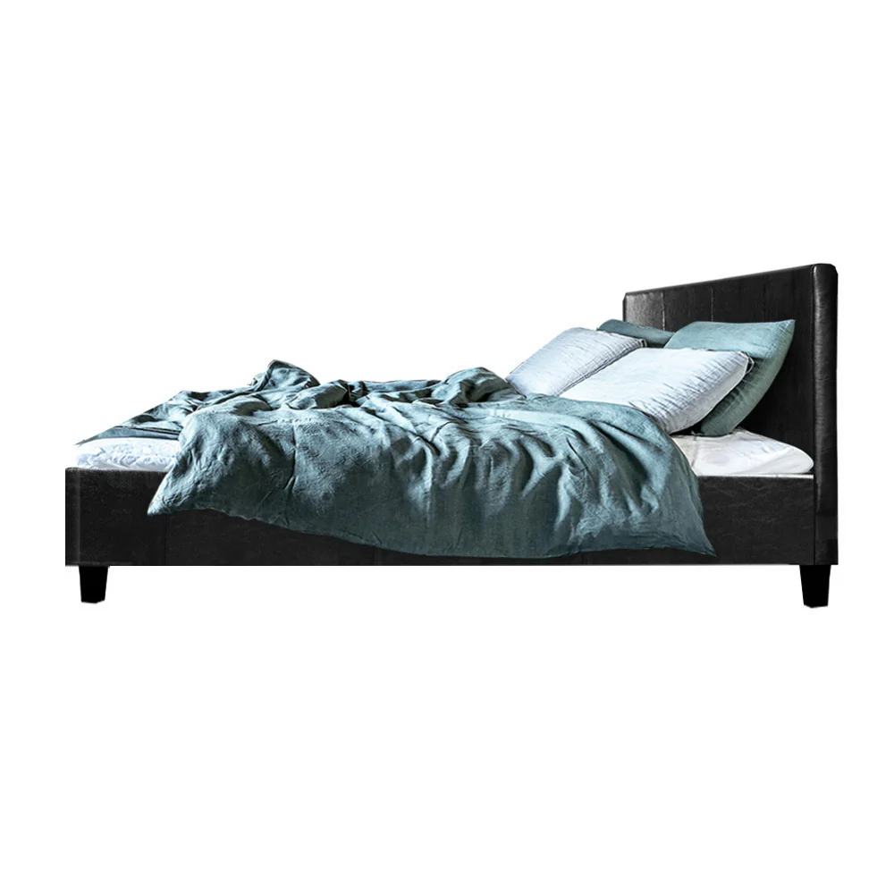 Artiss Bed Frame Double Size Black NEO - Image 4