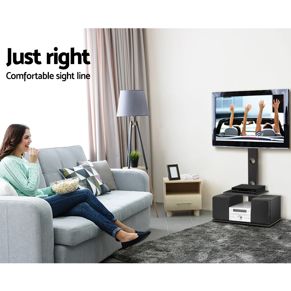 Artiss TV Stand Mount Bracket for 32-70 LED LCD 2 Tiers Storage Floor Shelf - Image 6