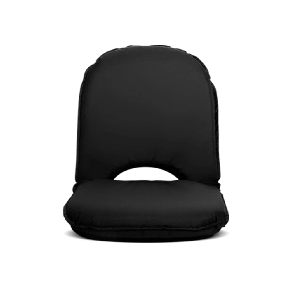 Artiss Floor Lounge Sofa Camping Chair Black - Image 3