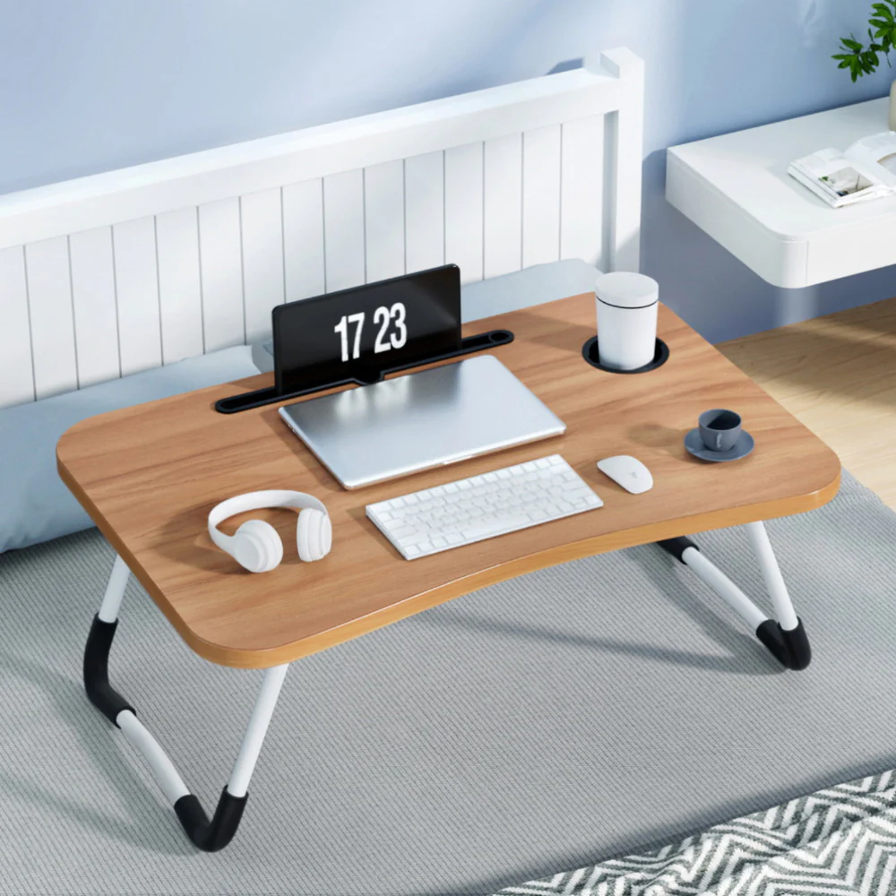 Laptop Desk Table Foldable Stand Lap Tray Sofa Bed Portable Adjustable Desks - Image 7