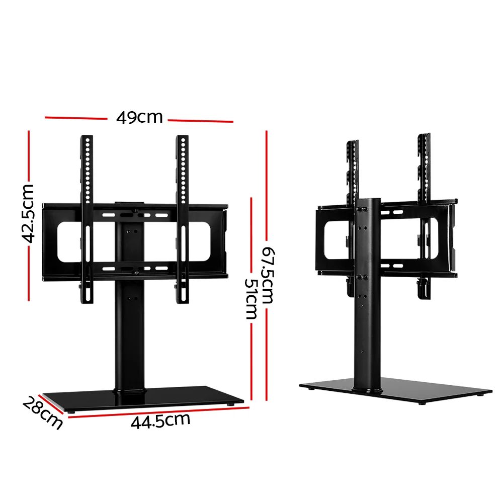 Artiss TV Stand Mount Bracket for 32-55 LED LCD Swivel Tabletop Desktop Plasma - Image 3