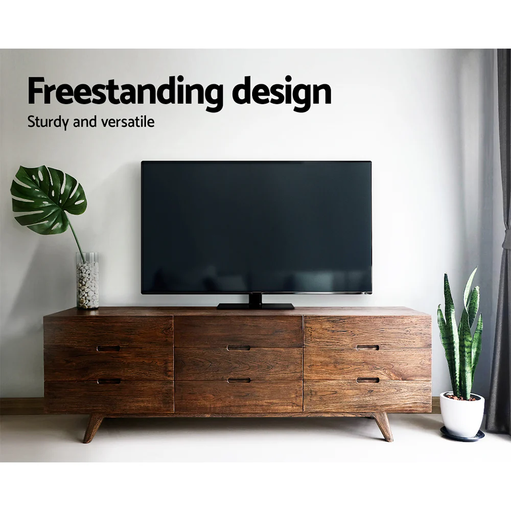 Artiss TV Stand Mount Bracket for 32-55 LED LCD Swivel Tabletop Desktop Plasma - Image 6